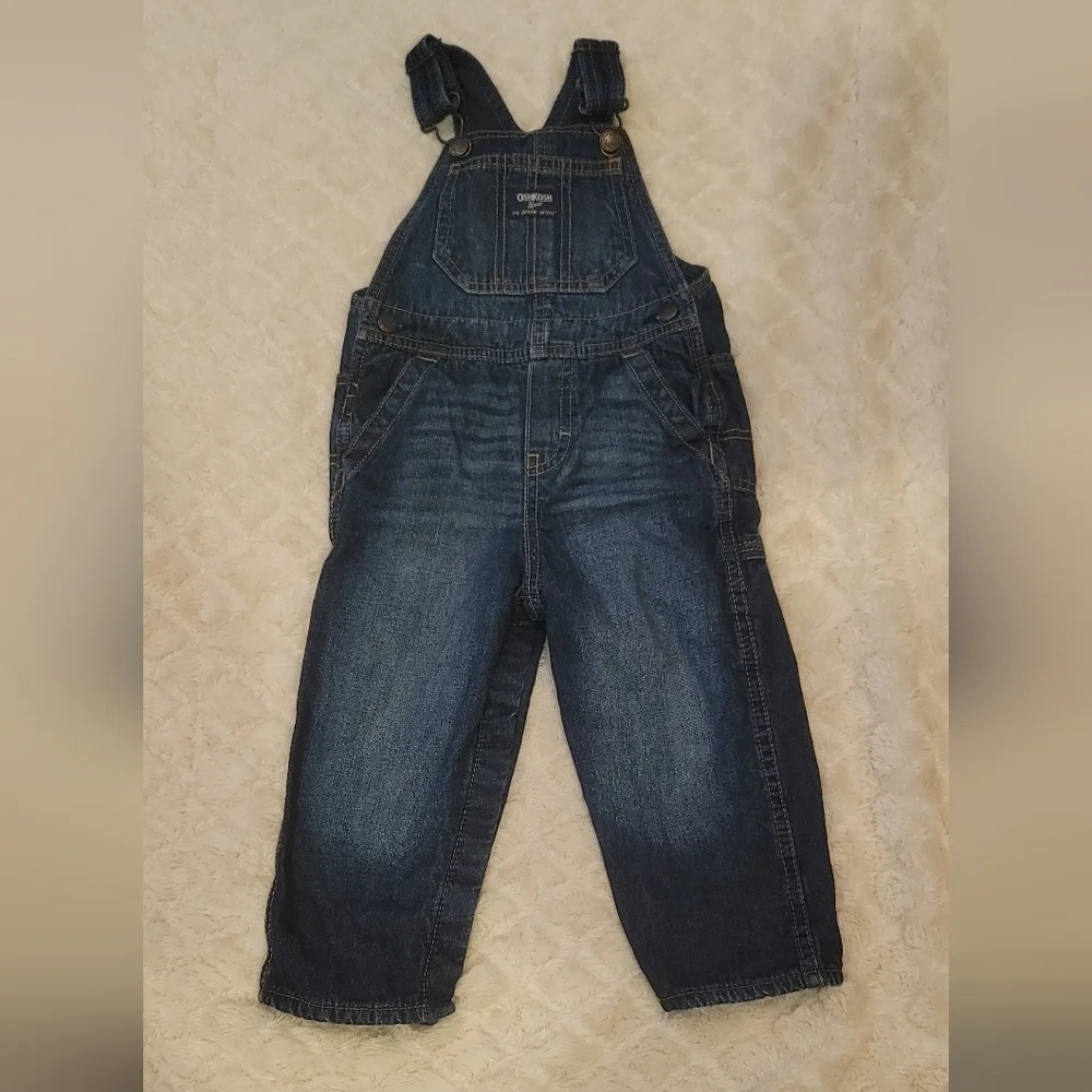Oshkosh B'Gosh Overall Carpenter Denim fleeced lined Jeans